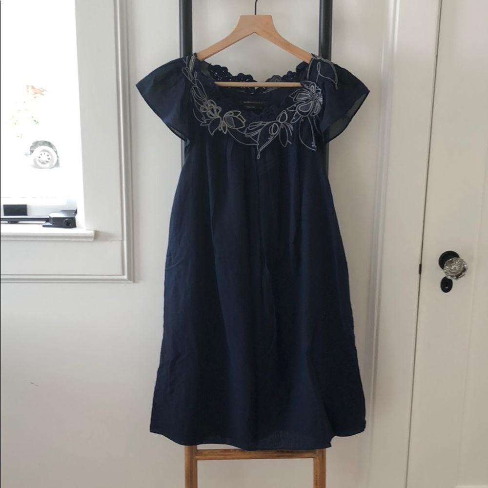 Navy babydoll style dress